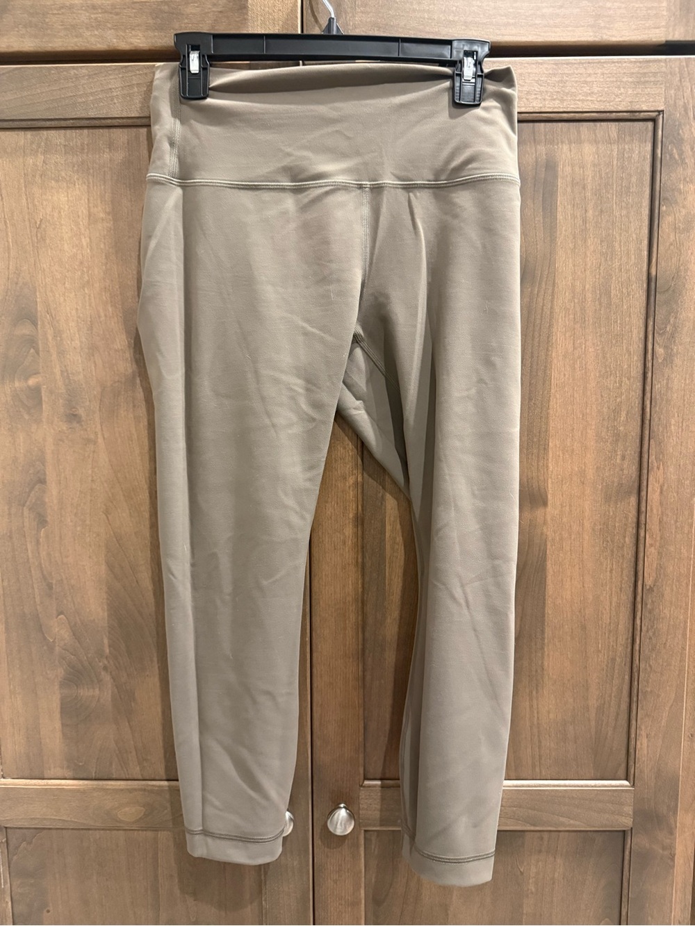 lululemon athletica Taupe High-Rise Stretch Leggings